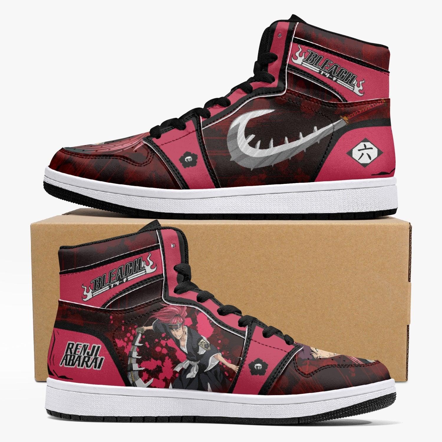 Renji Abarai Bleach Mid 1 Basketball Shoes