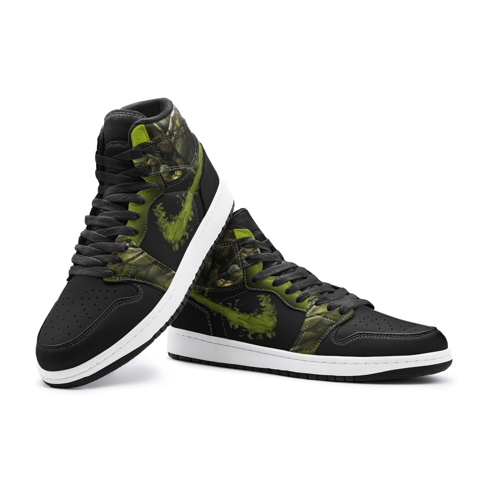 Reptile Mortal Kombat Mid 1 Basketball Shoes