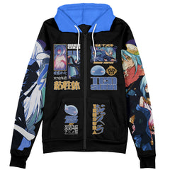 Rimuru Tempest V4 That Time I Got Reincarnated as a Slime Streetwear Zip Hoodie Jacket