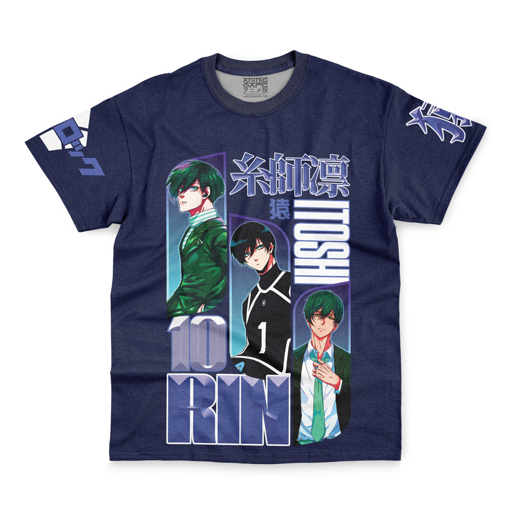 Itoshin Rin V2 Blue Lock Streetwear T-Shirt