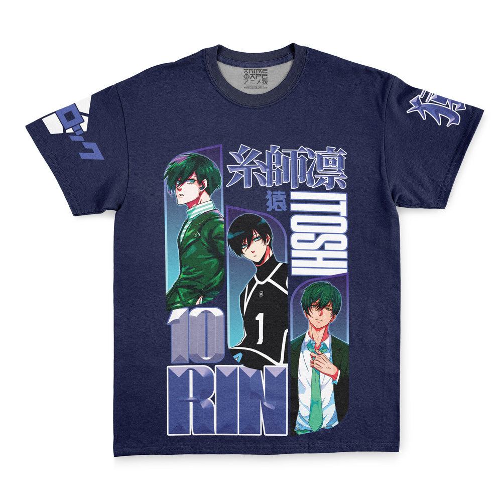 Itoshin Rin V2 Blue Lock Streetwear T-Shirt