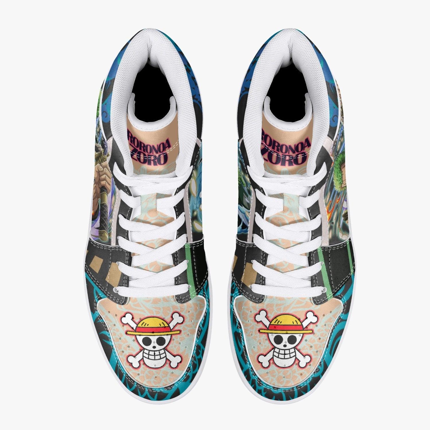 Roronoa Zoro Wano One Piece Mid 1 Basketball Shoes