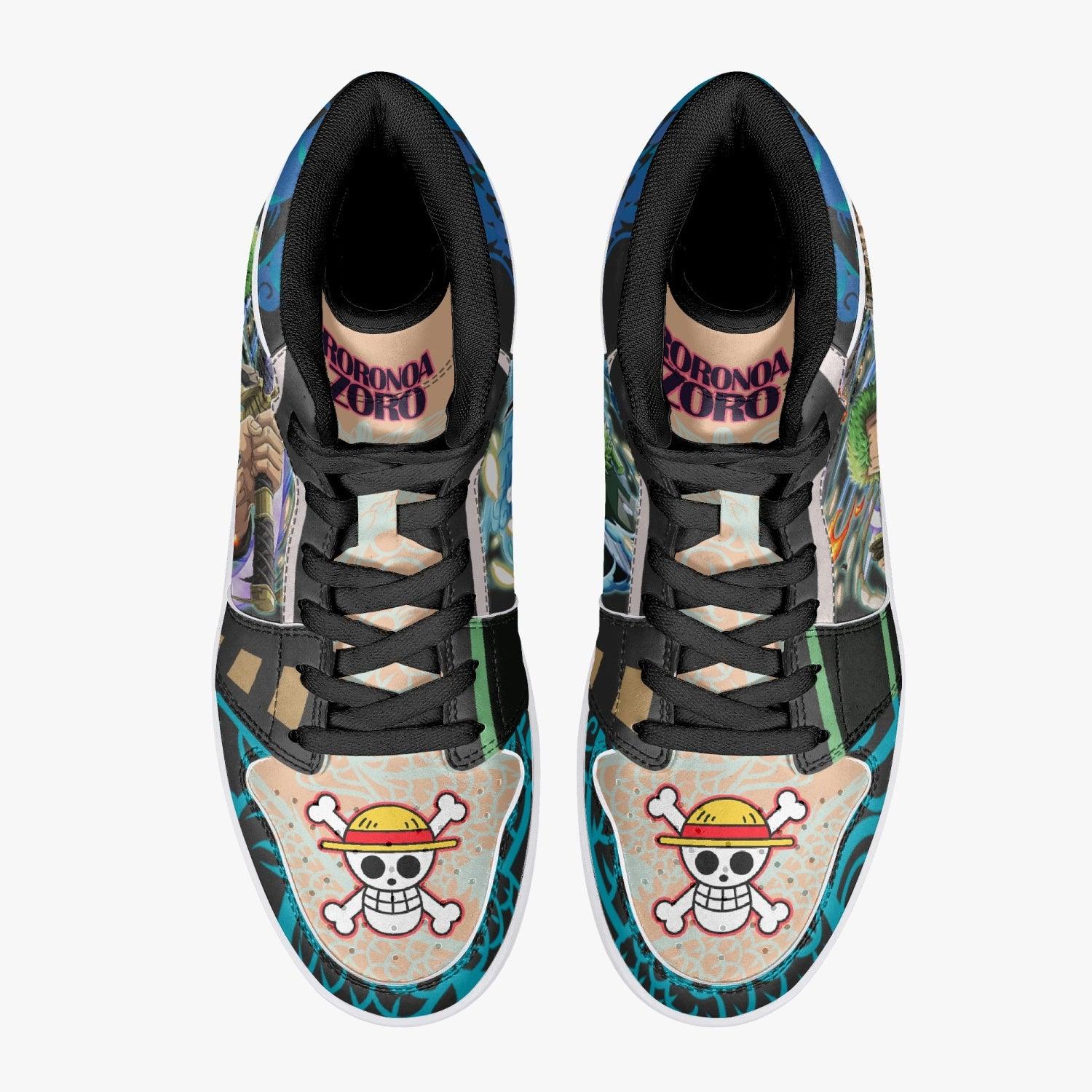 Roronoa Zoro Wano One Piece Mid 1 Basketball Shoes