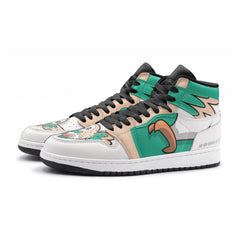 Rowlet Pokemon Mid 1 Basketball Shoes