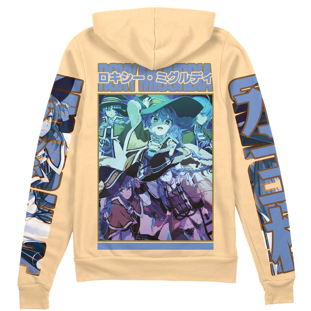 Roxy Migurdia Mushoku Tensei Streetwear Zip Hoodie Jacket