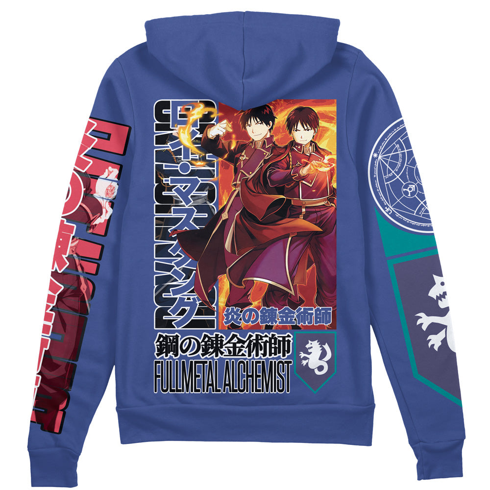 Roy Mustang Fullmetal Alchemist Streetwear Zip Hoodie Jacket