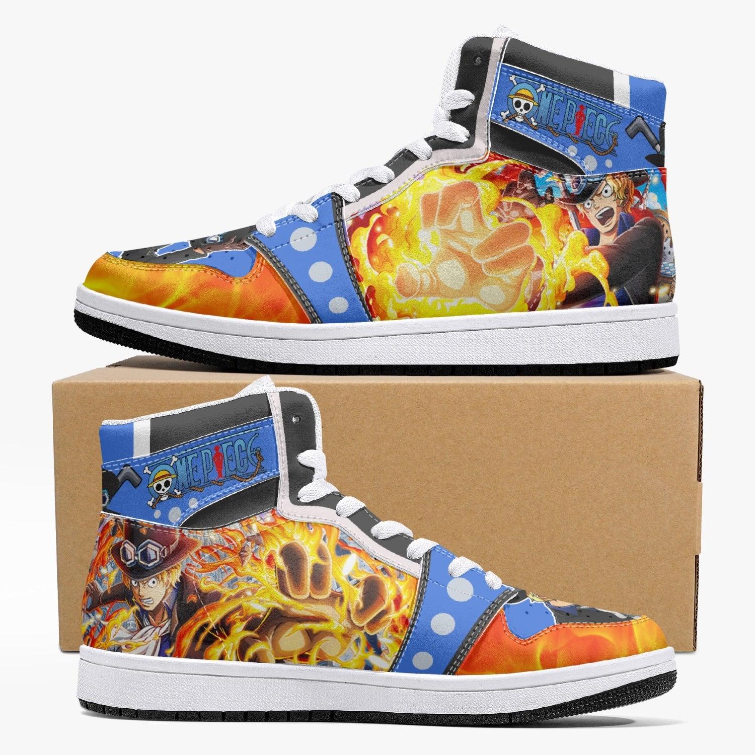 Sabo Fire Fist One Piece Mid 1 Basketball Shoes