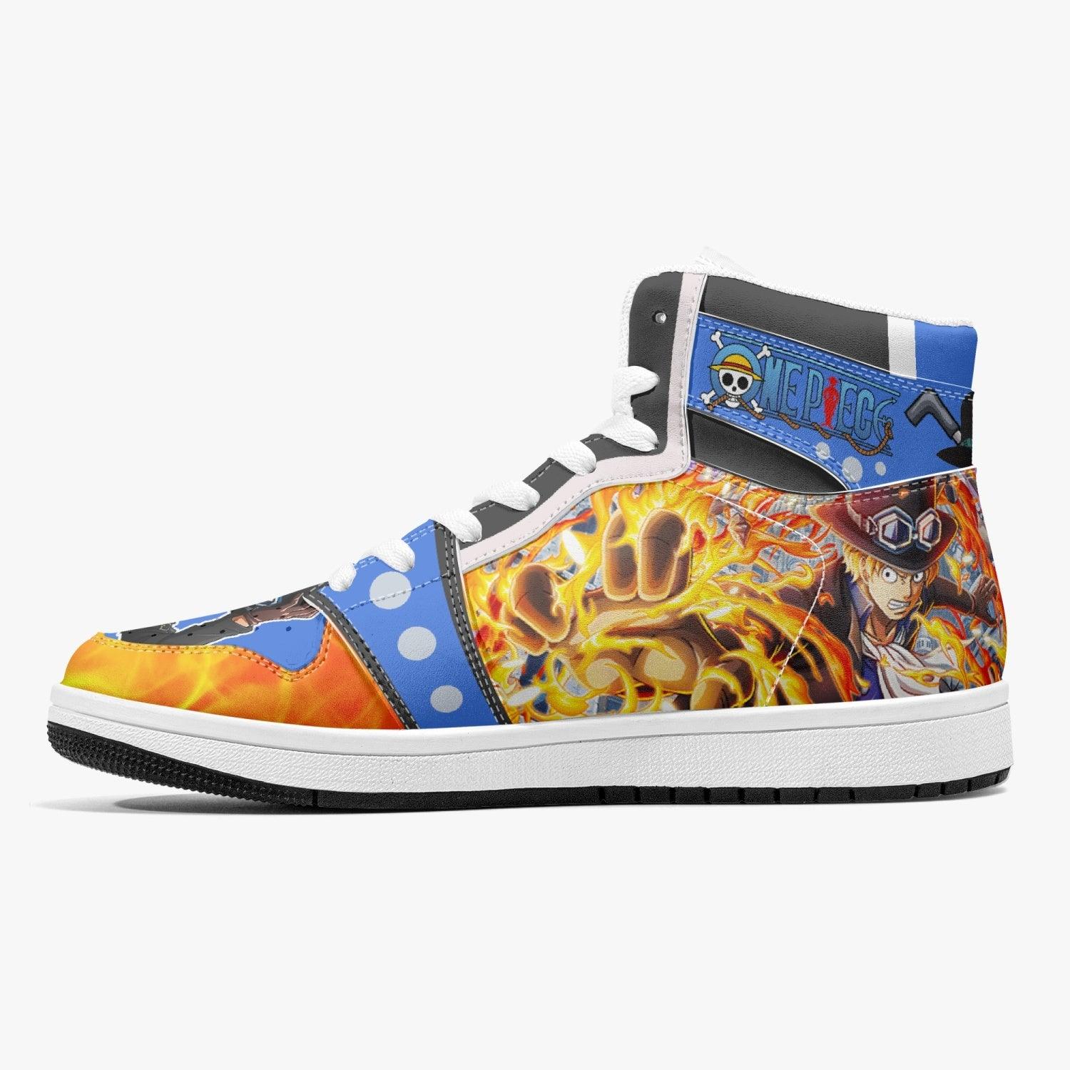 Sabo Fire Fist One Piece Mid 1 Basketball Shoes