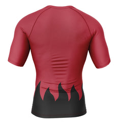 Sage Mode Naruto Short Sleeve Rash Guard Compression Shirt