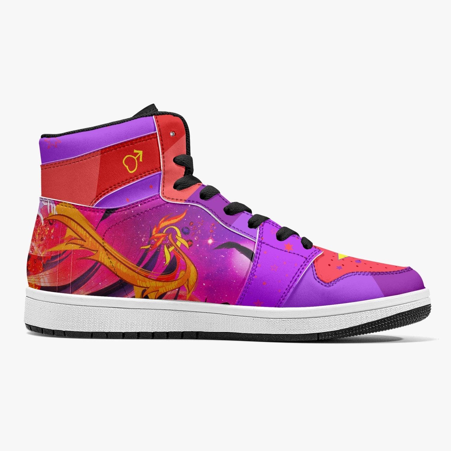 Sailor Mars Sailor Moon Crystal Mid 1 Basketball Shoes for Kids