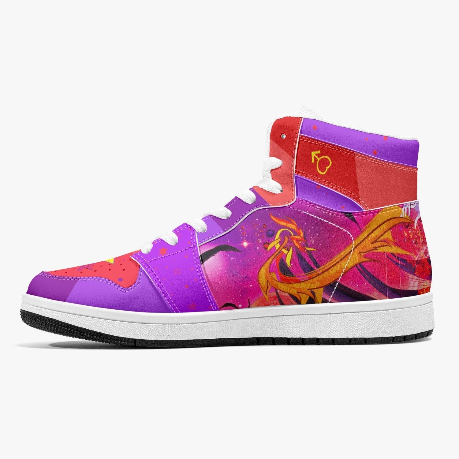 Sailor Mars Sailor Moon Crystal Mid 1 Basketball Shoes for Kids