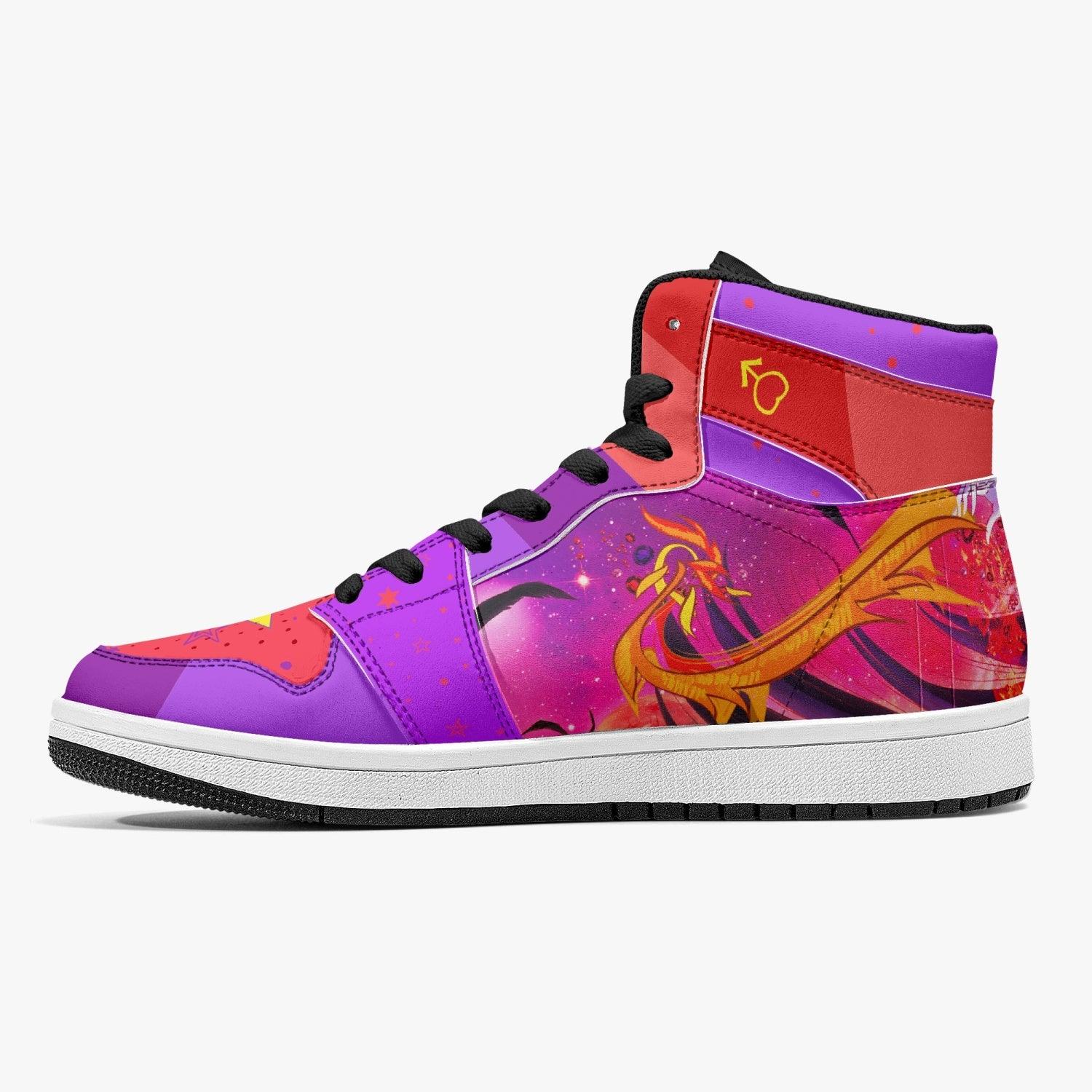 Sailor Mars Sailor Moon Crystal Mid 1 Basketball Shoes for Kids