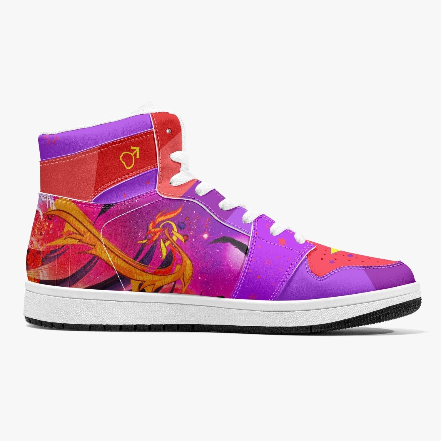 Sailor Mars Sailor Moon Crystal Mid 1 Basketball Shoes for Kids