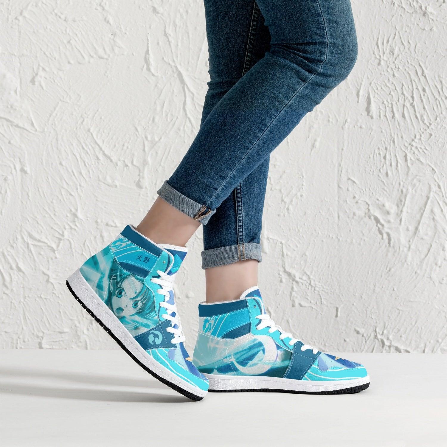 Sailor Mercury Sailor Moon Crystal Mid 1 Basketball Shoes