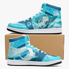 Sailor Mercury Sailor Moon Crystal Mid 1 Basketball Shoes for Kids