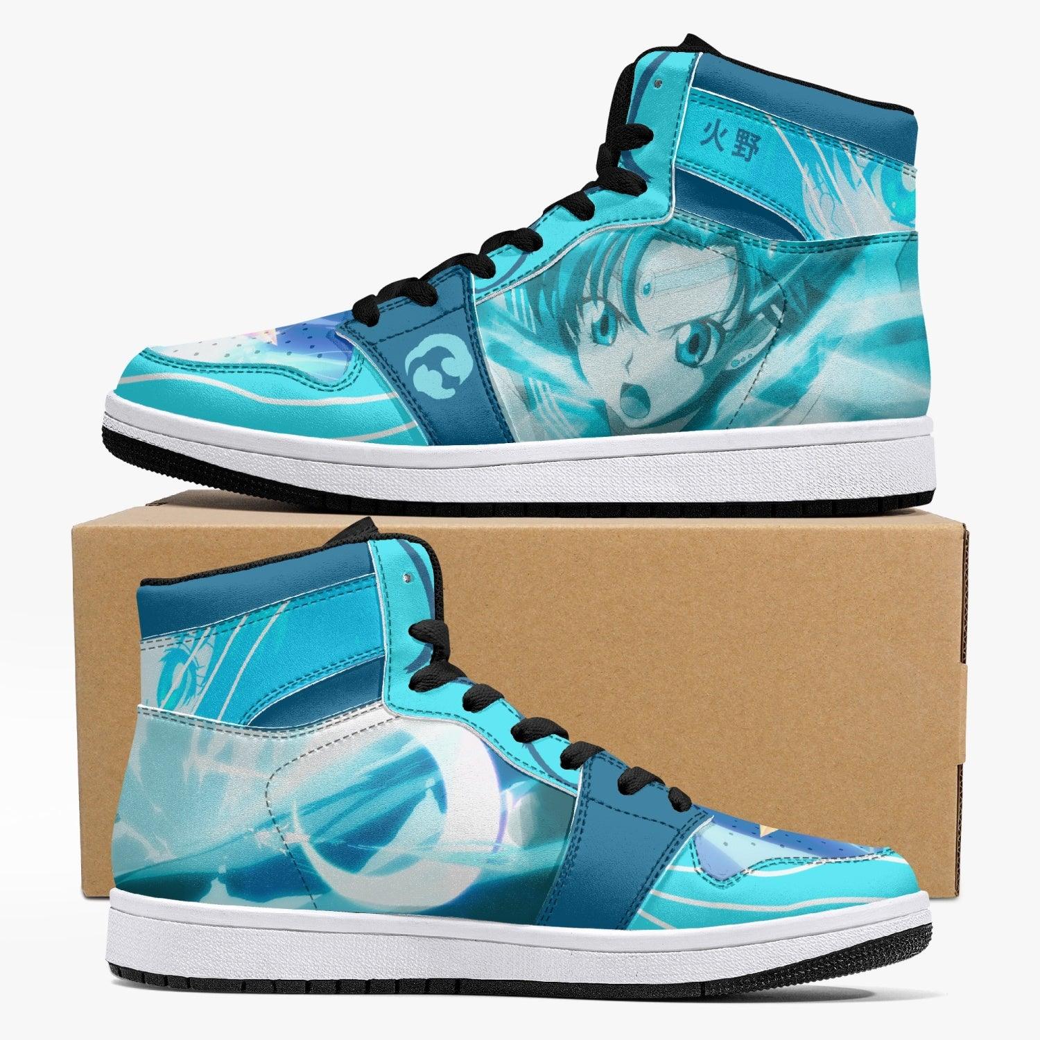 Sailor Mercury Sailor Moon Crystal Mid 1 Basketball Shoes for Kids