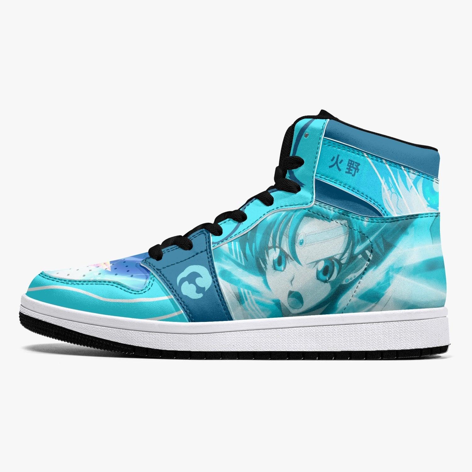 Sailor Mercury Sailor Moon Crystal Mid 1 Basketball Shoes for Kids