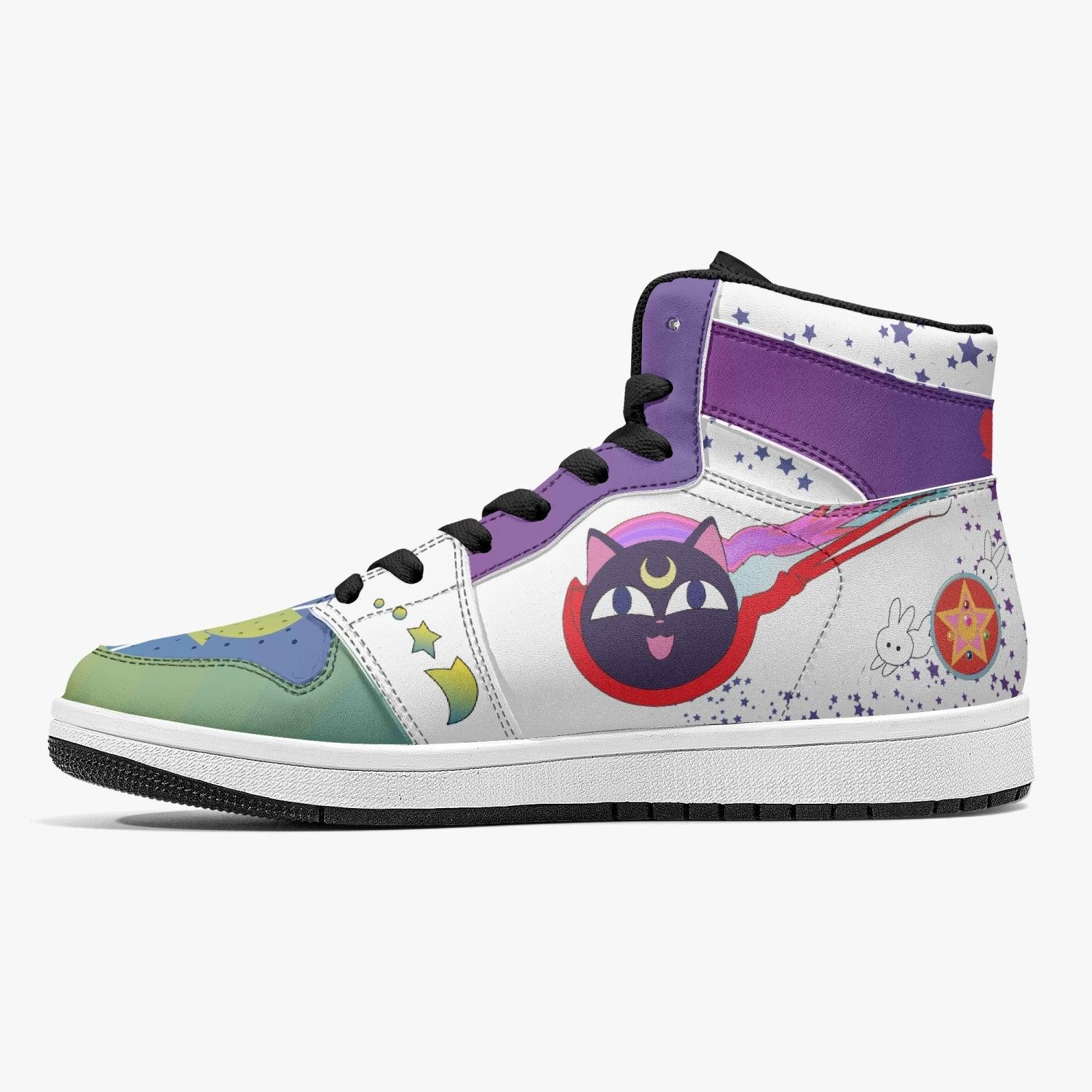 Sailor Moon Crystal Mid 1 Basketball Shoes for Kids