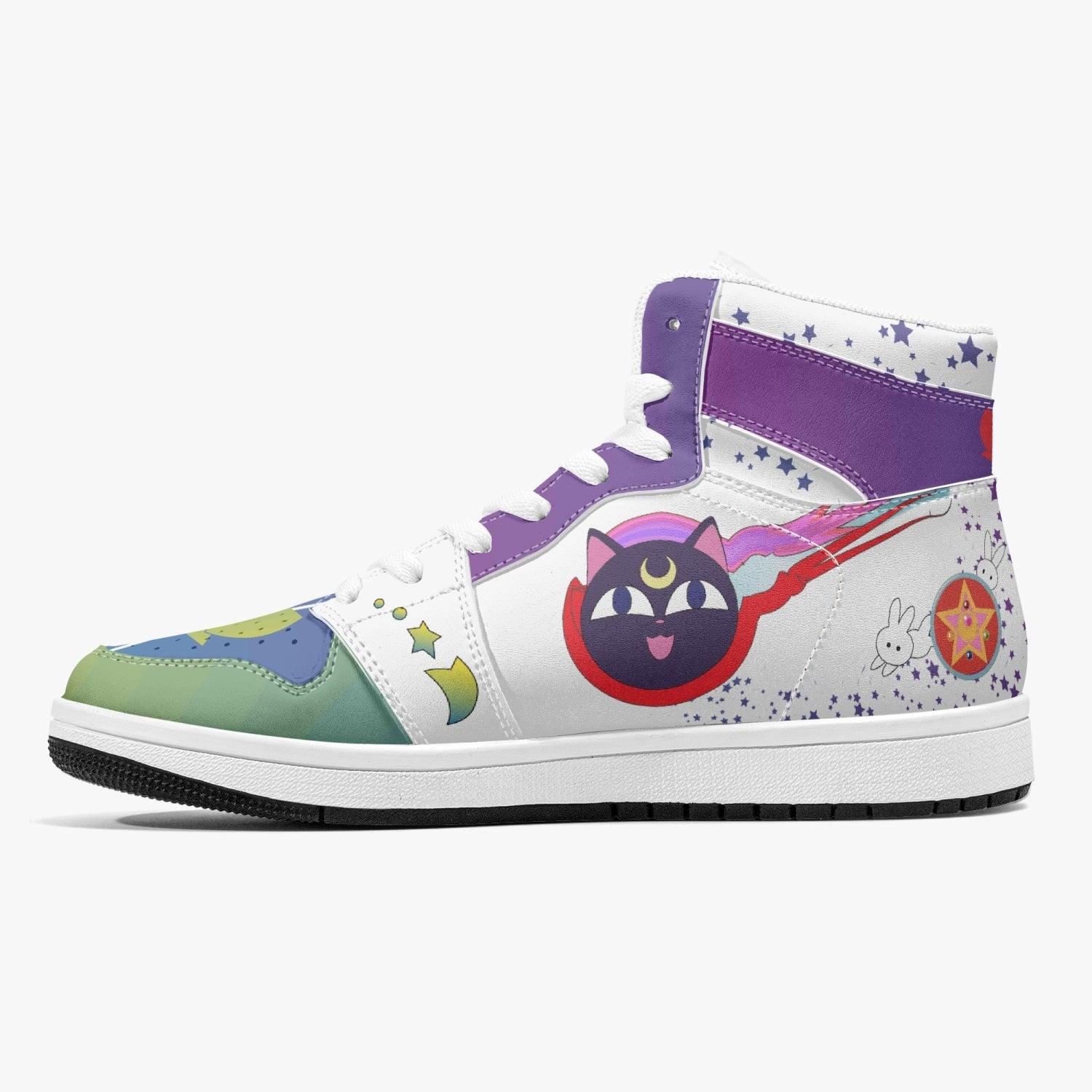 Sailor Moon Crystal Mid 1 Basketball Shoes for Kids