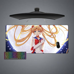 Sailor Moon Design M-XXL Size Gaming Mouse Pad, Computer Desk Mat