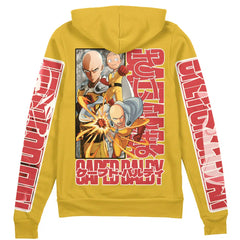 Saitama One Punch Man Streetwear Zip Hoodie Jacket