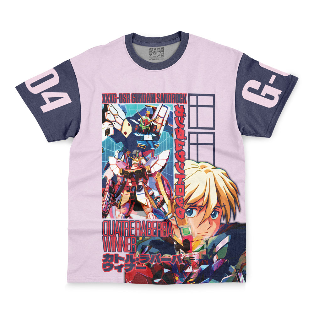Sandrock x Quatre Raberba Winner Gundam Wing Endless Waltz Streetwear T-Shirt