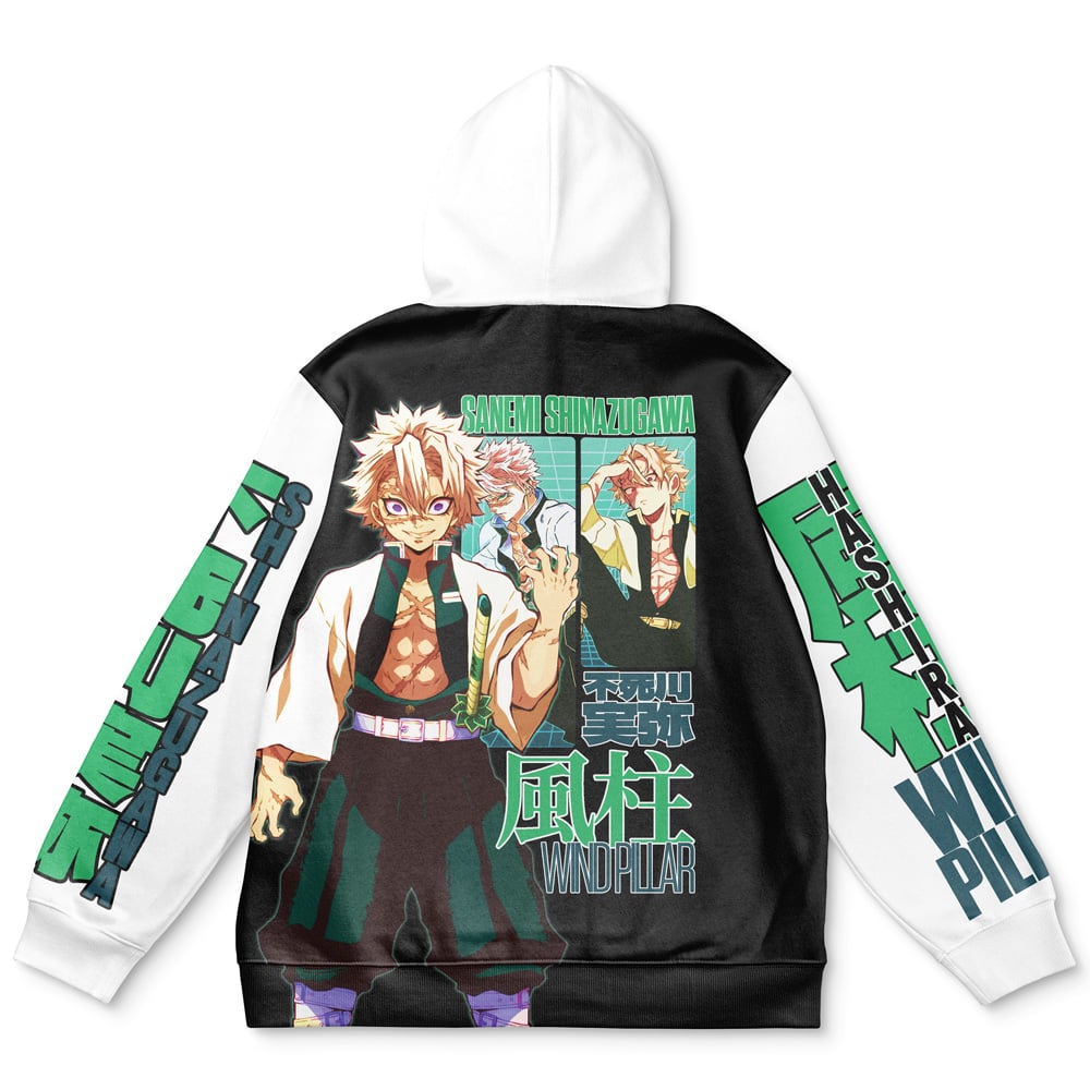 Sanemi Shinazugawa V2 Demon Slayer Streetwear Hoodie