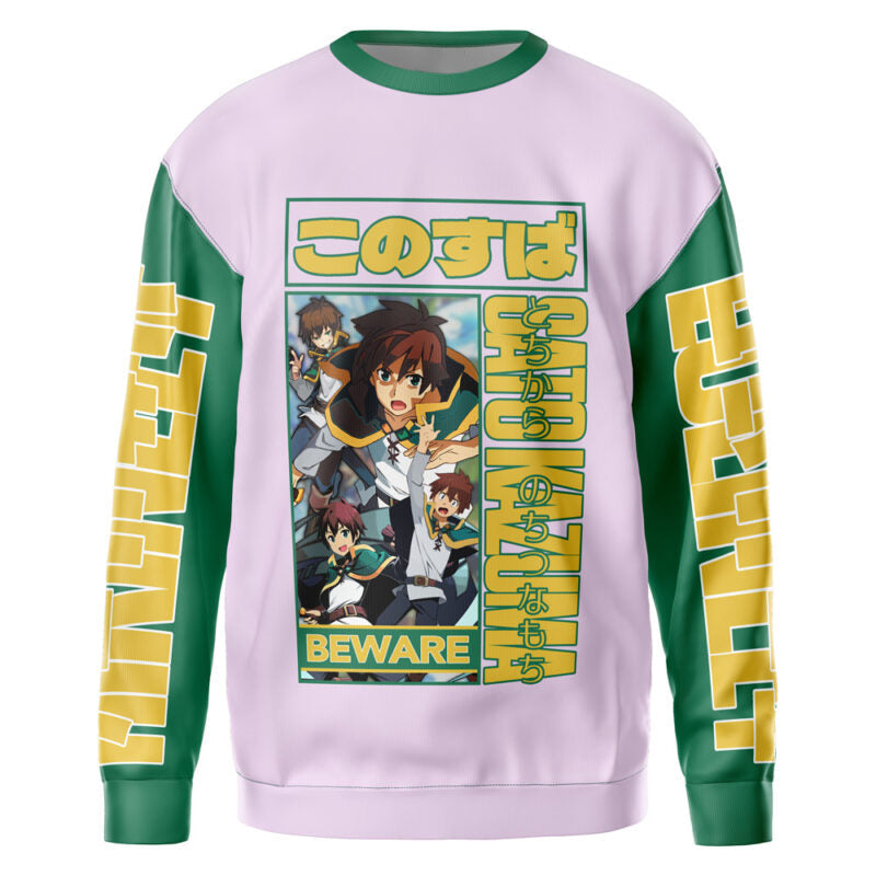 Kazuma Sato Konosuba Streetwear Sweatshirt