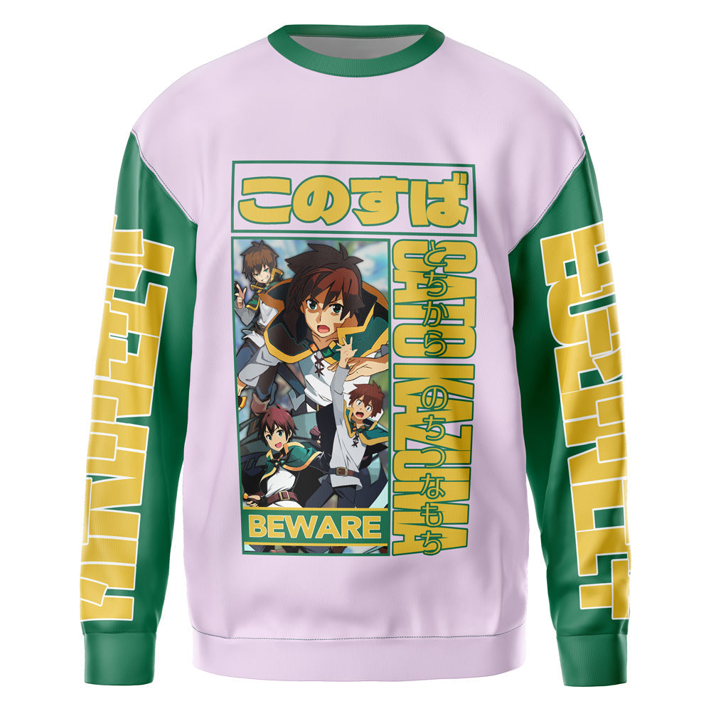 Kazuma Sato Konosuba" Streetwear Sweatshirt