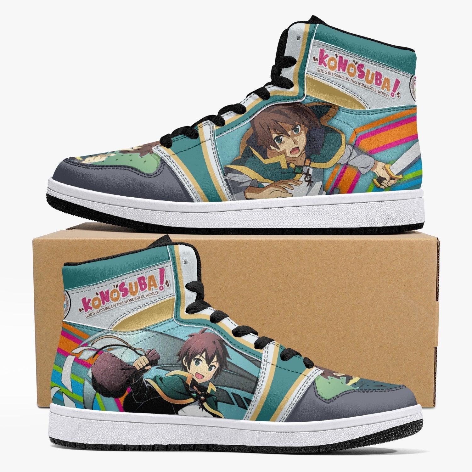 Satou Kazuma Konosuba Mid 1 Basketball Shoes for Kids