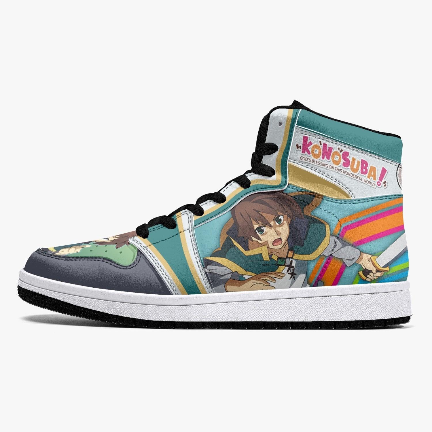 Satou Kazuma Konosuba Mid 1 Basketball Shoes for Kids