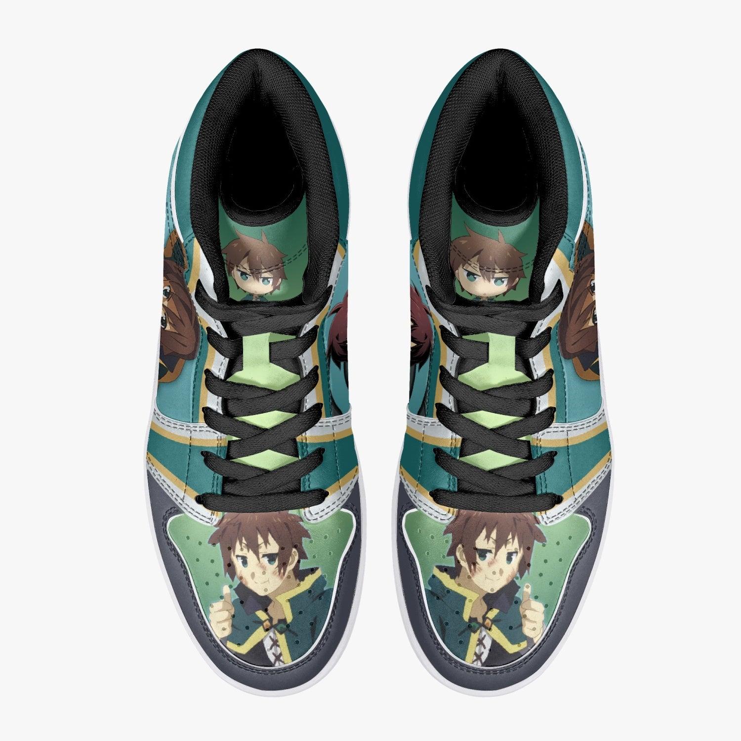 Satou Kazuma Konosuba Mid 1 Basketball Shoes for Kids