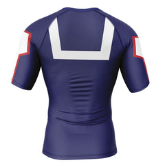 School Uniform My Hero Academia Short Sleeve Rash Guard Compression Shirt