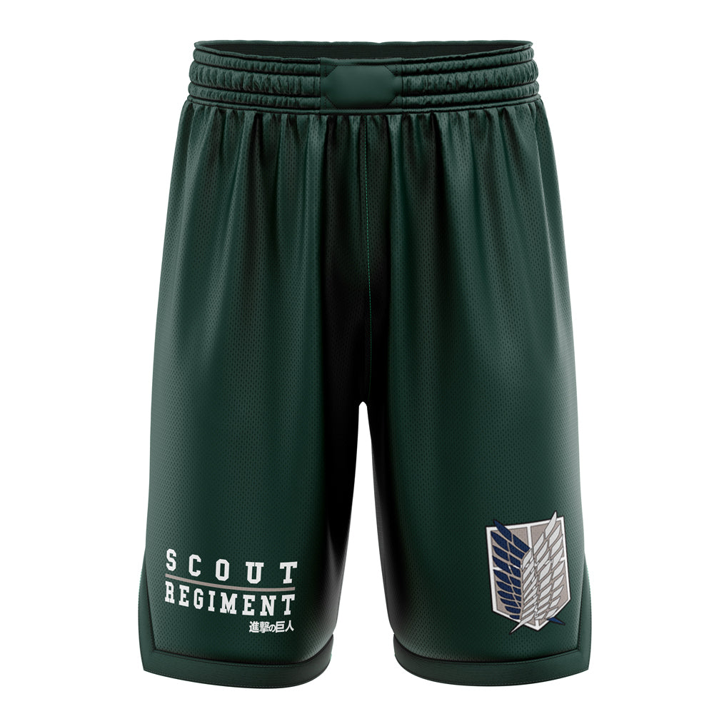 Scouting Regiment Attack on Titan Basketball Shorts