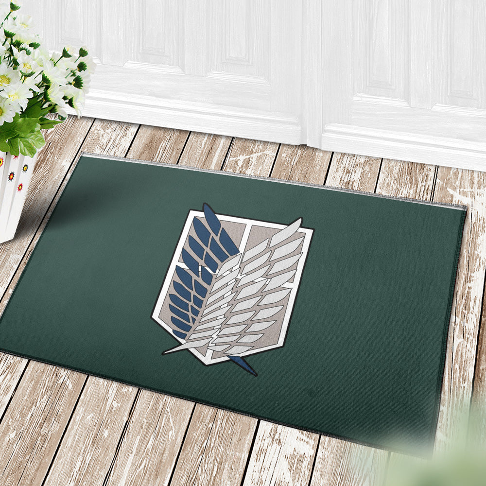 Scouting Regiment Attack on Titan Doormat Rug