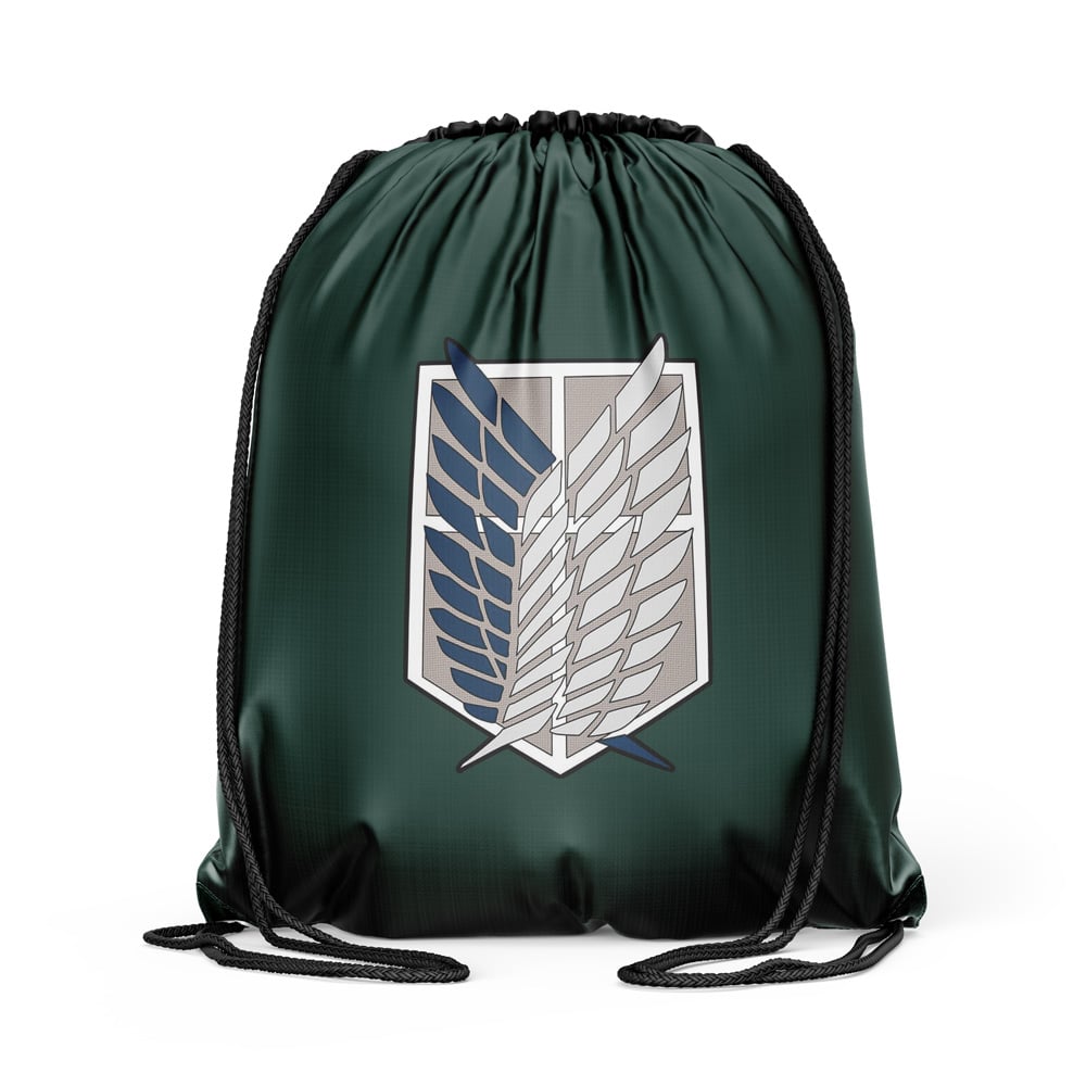 Scouting Regiment Attack on Titan Drawstring Bag