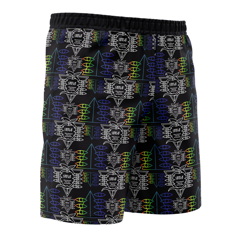 Seele Neon Genesis Evangelion Board Shorts Swim Trunks