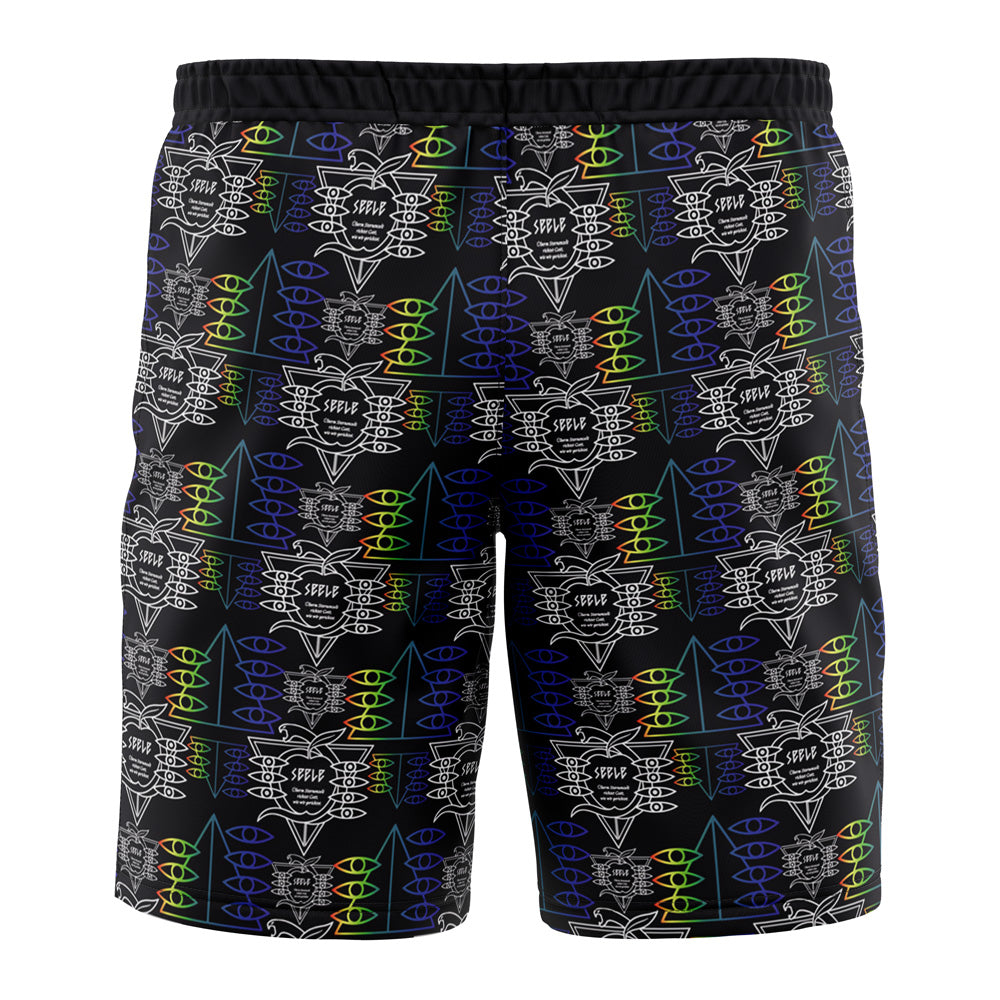 Seele Neon Genesis Evangelion Board Shorts Swim Trunks