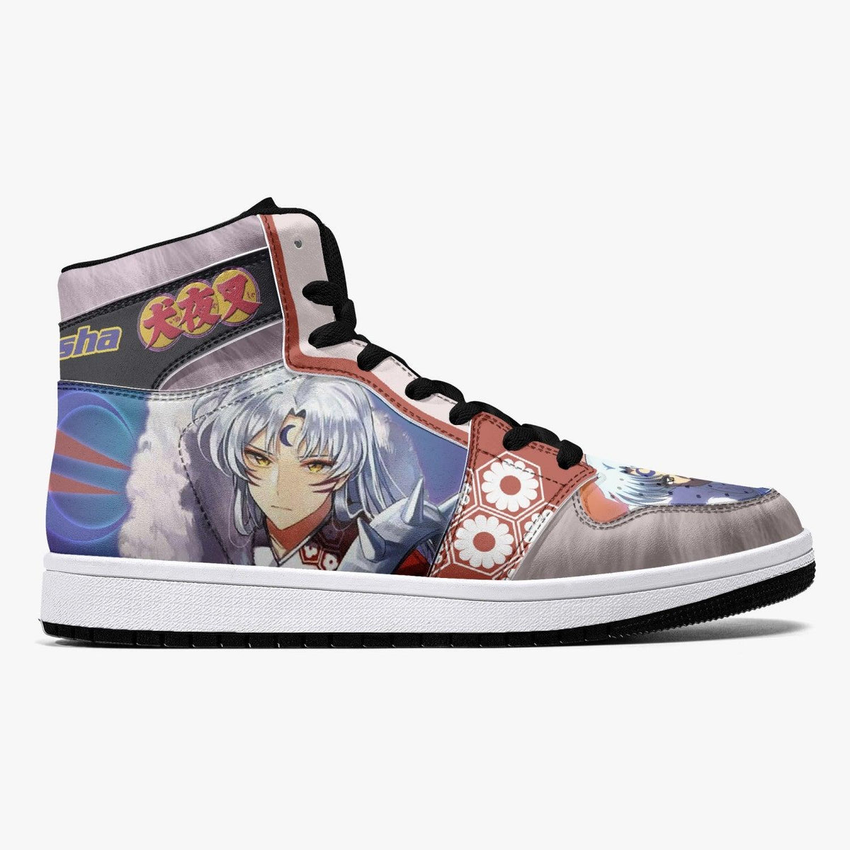 Sesshomaru Dog Yaksha Mid 1 Basketball Shoes for Kids