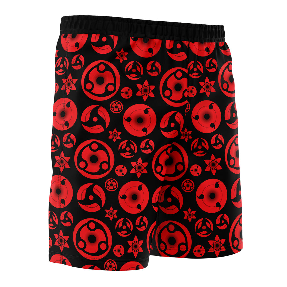 Sharingan Naruto Shippuden Board Shorts Swim Trunks