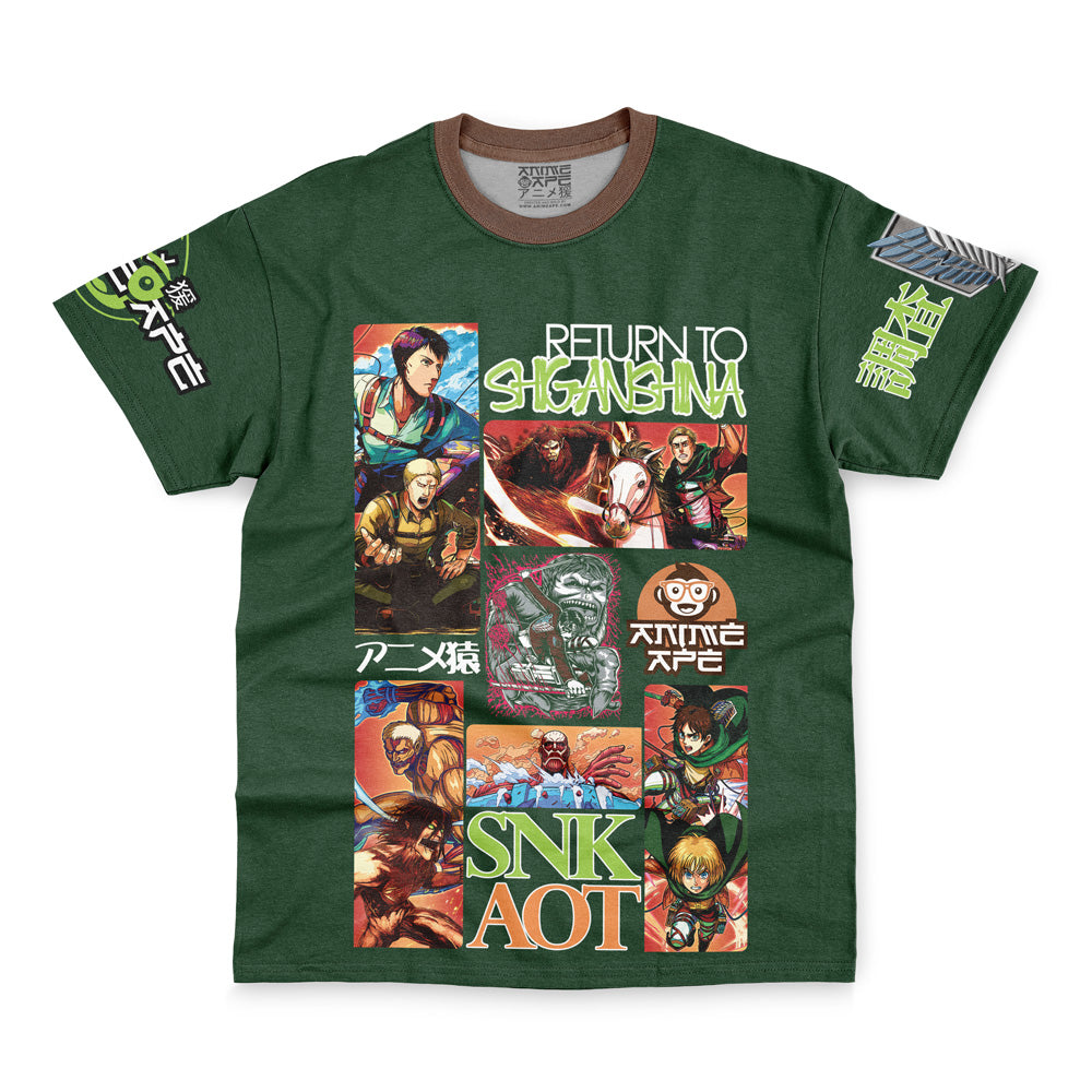 Return to Shiganshina Attack on Titan Streetwear T-Shirt