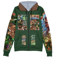 Return to Shiganshina Attack on Titan Streetwear Zip Hoodie Jacket