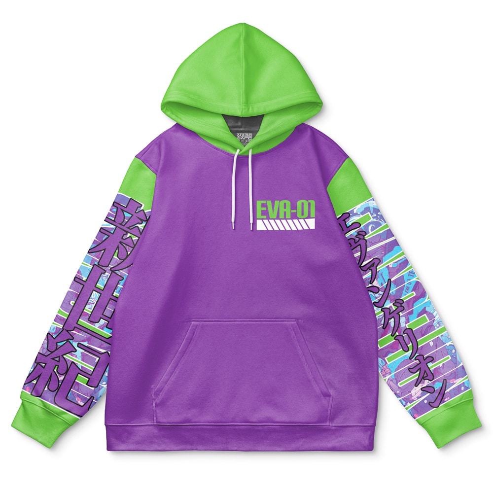 Shinji Ikari x Eva 01 Eva Streetwear Hoodie