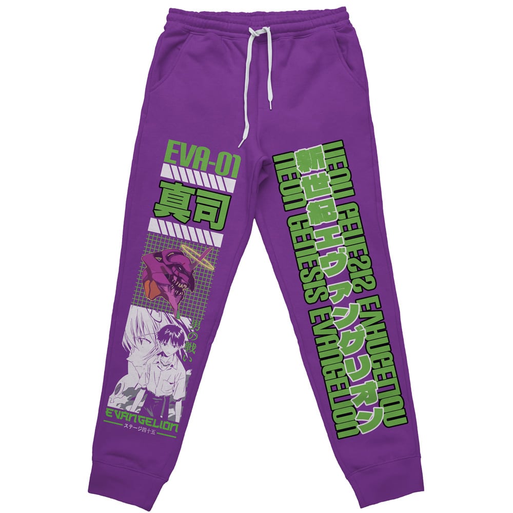Shinji Ikari x Eva 01 Eva Streetwear Sweatpants