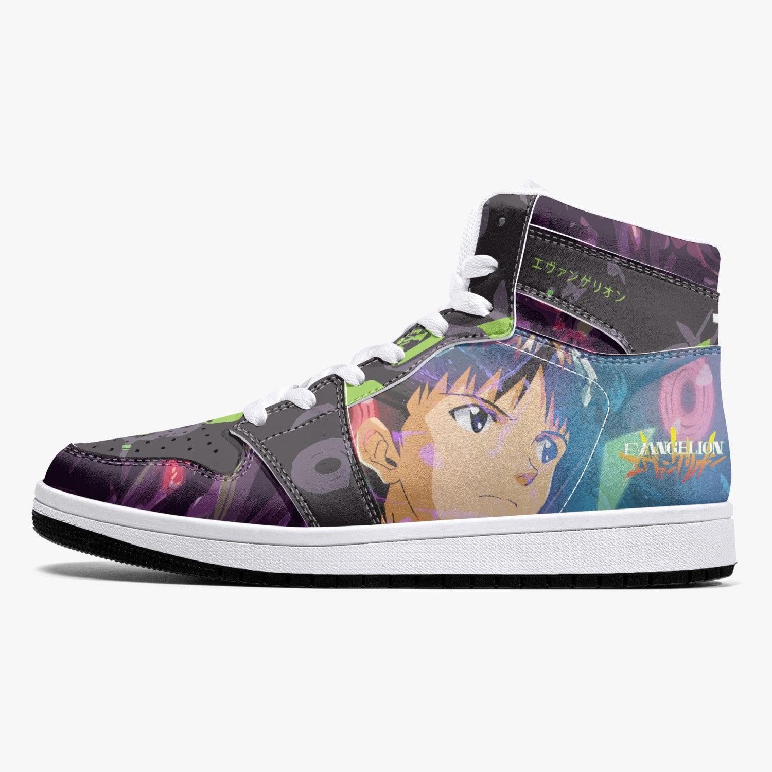 Shinji Ikari Eva Unit 01 Neon Genesis Evangelion Mid 1 Basketball Shoes for Kids