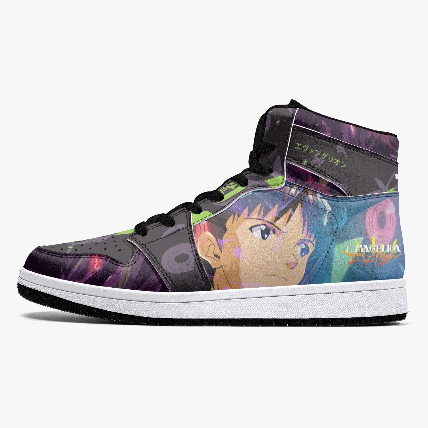 Shinji Ikari Eva Unit 01 Neon Genesis Evangelion Mid 1 Basketball Shoes for Kids