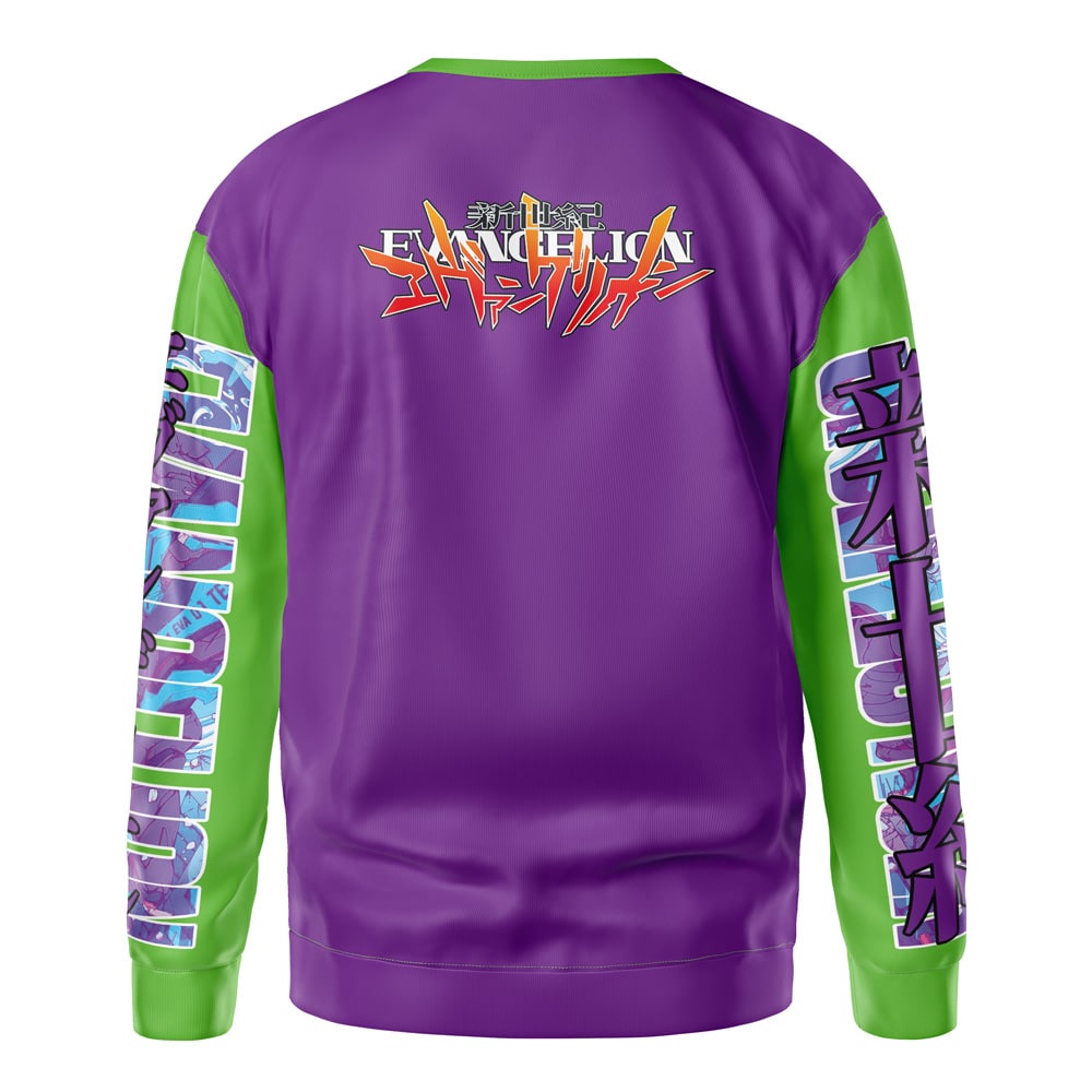 Shinji Ikari x Eva 01 Neon Genesis Evangelion Streetwear Sweatshirt