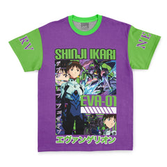 Shinji Ikari x Eva 01 Eva Streetwear T-Shirt