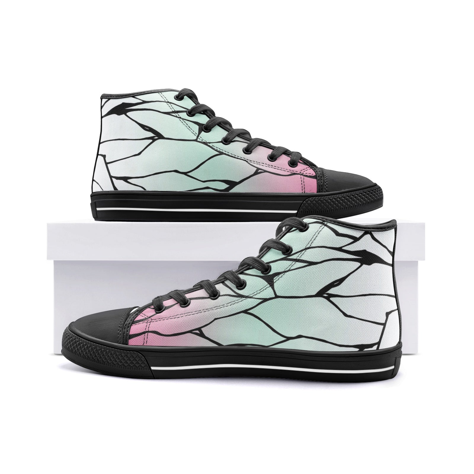 Shinobu Kocho Demon Slayer Classic High Top Canvas Shoes