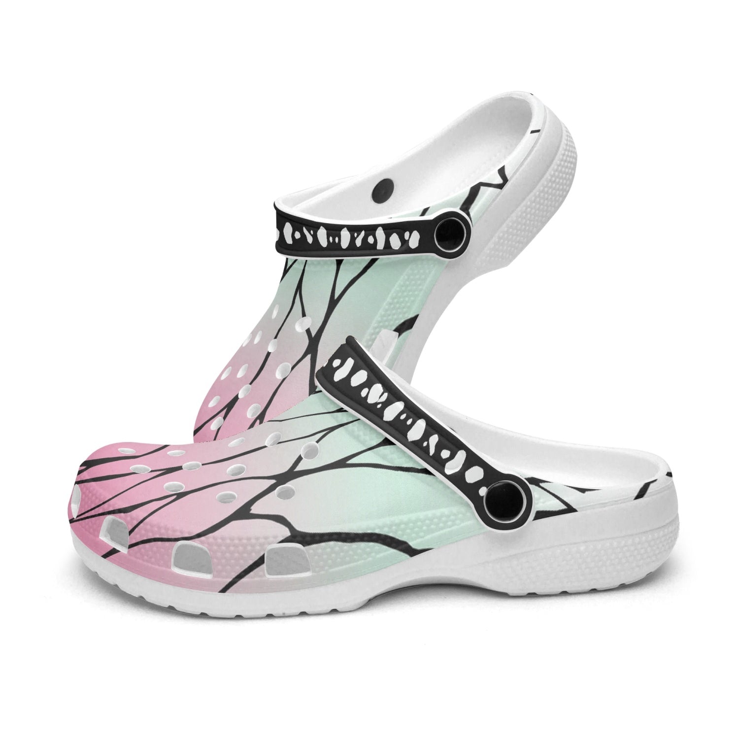 Shinobu Kocho Demon Slayer Custom Clogs for Kids